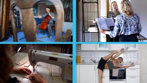 Leipziger Opern-Künstler proben zuhause