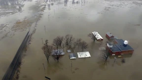 Starke Überschwemmungen in Nebraska 