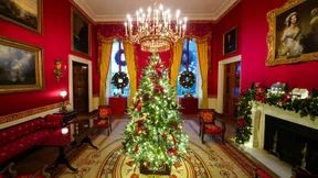 So sieht die Weihnachtsdeko im Weißen Haus aus