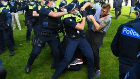 Demonstration gegen Corona-Maßnahmen in Australien