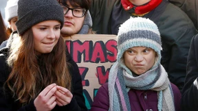 Greta Thunberg und Luisa Neubauer streiken gemeinsam
