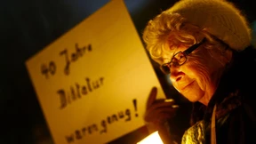 1500 Thüringer protestieren gegen Rot-Rot-Grün