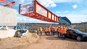 Pendler dürfen bald wieder über die Salzbachtalbrücke