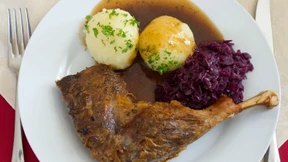 Gänsekeule vom Kochroboter