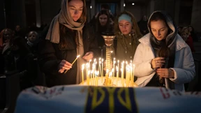 Ukrainer feiern orthodoxe Weihnachten