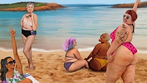 Auch vollschlanke Frauen sollen den Strand genießen