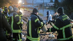 Vom Regen durchweicht