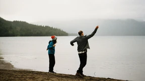 Leere Landschaft, leere Gesichter