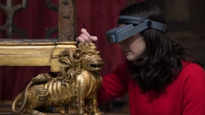 Historischer Krönungsstuhl wird restauriert