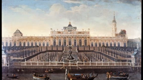 Nur noch ein einziger Stein ist erhalten