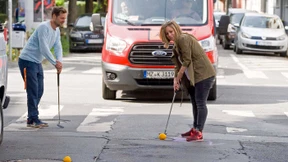 Birdie über den Goetheplatz