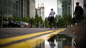 Verfall im Bankenviertel