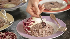 Rotweinrisotto, fertig in 25 Minuten