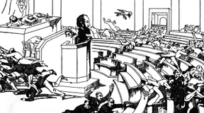 Turnvater Jahn in der Konditorei