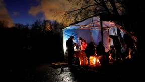 Improvisiertes Restaurant