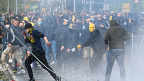 Wasserwerfer und Tränengas in Dresden