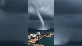 Wasserhose vor Korsika