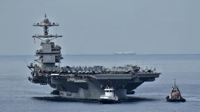 Größtes Kriegsschiff der Welt in der Karibik eingetroffen