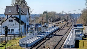Neue Wege zu den Gleisen in Bruchköbel