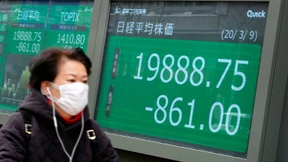 Tokios Börse bricht ein