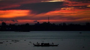 Auch der Markt am Mekong lässt kräftig Federn