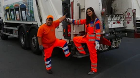 Unterwegs mit der Müllabfuhr