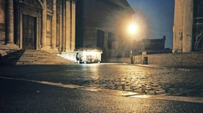 Kein Motiv am Grund des Brunnens