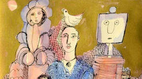 Picassos schönes Modell malt selbst