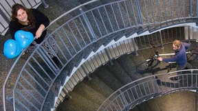 Immer mehr Mitarbeiter sind mit dem Rad da