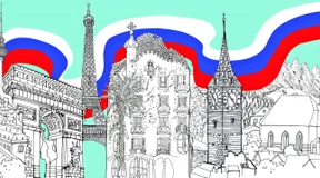 Reiche Russen auf dem Rückzug