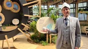 Mit Habecks Handschrift auf der Expo