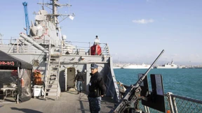 Die Kriegsschiffe sind da