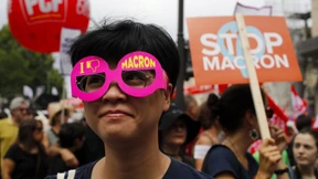 Zehntausende protestieren gegen Macrons Politik