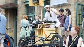 Tanzen und Radfahren