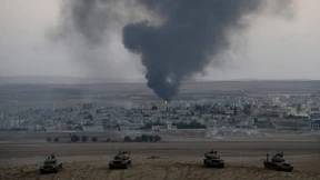 IS-Kämpfer nehmen Kobane in die Zange