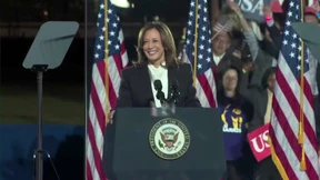 Zehntausende bei Wahlkampfauftritt von Harris in Washington