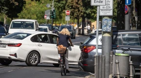 Auto gegen Fahrrad?