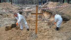 Die Gräber von Isjum