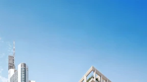 Neues Gesicht für Bürohaus in der Frankfurter Innenstadt