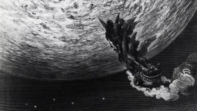 Während der Mondfinsternis durchs All