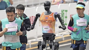 Wenn Roboter und Menschen um die Wette rennen