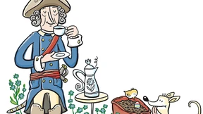 Ein Tässchen Kaffee am Wegesrand