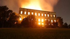 Brasiliens Nationalmuseum brennt nieder