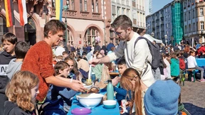 Aus dem Schulgarten in den Suppentopf