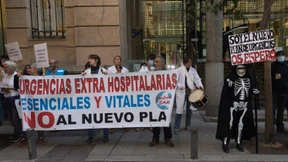 Madrid und der Protest in Weiß