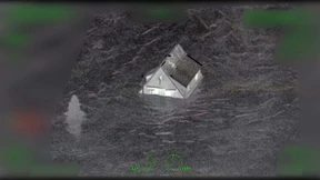 Lichtzeichen vom Dach