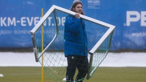 400 Kiebitze beim ersten Training von Frings