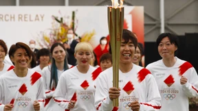 Japan feiert die olympische Flamme