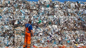Wenig Recyclingpapier in Schwerin