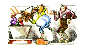 Menschenopfer mit Humor